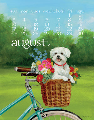 2025 Desktop Calendar - 5 x 7 - Dog Days