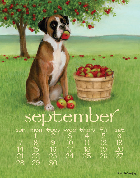 2025 Desktop Calendar - 5 x 7 - Dog Days