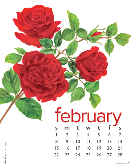 2026 Poster Calendar - 11 x 14 - Flowers