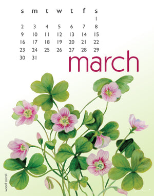 2025 Poster Calendar - 11 x 14 - Flowers