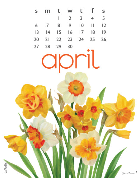 2025 Poster Calendar - 11 x 14 - Flowers