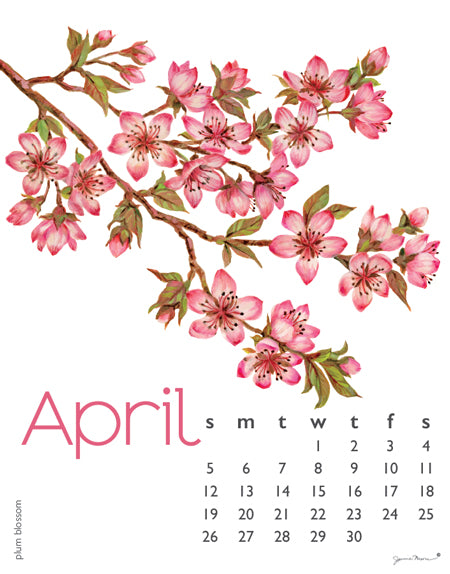 2026 Poster Calendar - 11 x 14 - Flowers
