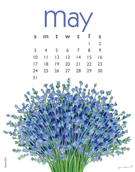 2026 Poster Calendar - 11 x 14 - Flowers