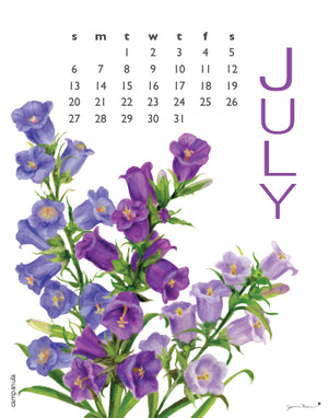 2025 Poster Calendar - 11 x 14 - Flowers