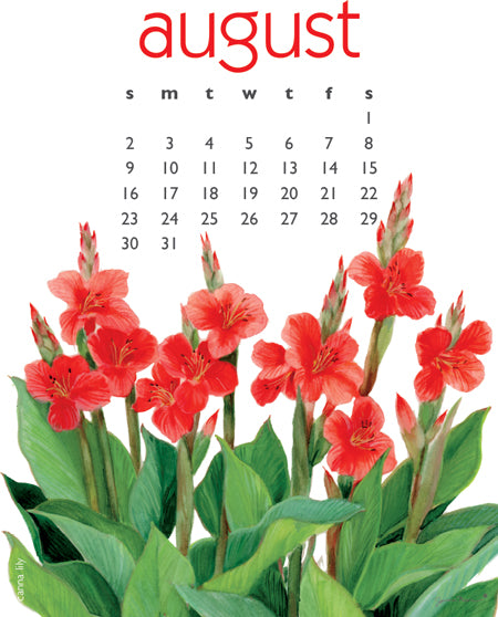 2026 Poster Calendar - 11 x 14 - Flowers