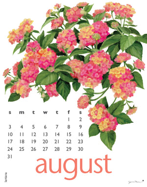 2025 Poster Calendar - 11 x 14 - Flowers