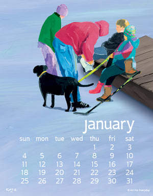 2026 Poster Calendar - 11 x 14 - Kate Libby