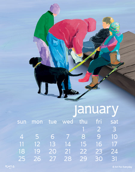 2026 Poster Calendar - 11 x 14 - Kate Libby