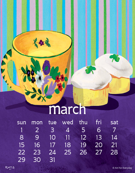 2026 Poster Calendar - 11 x 14 - Kate Libby