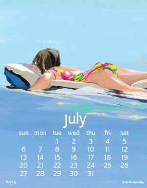 2025 Poster Calendar - 11 x 14 - Kate Libby