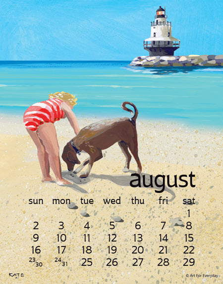 2026 Desktop Calendar - 5 x 7 - Kate Libby