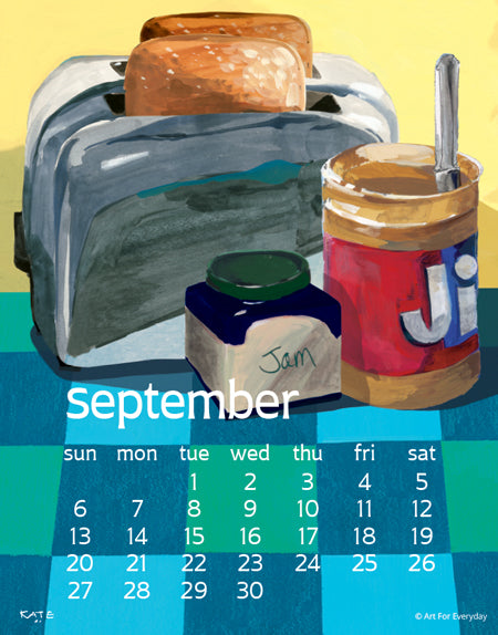 2026 Desktop Calendar - 5 x 7 - Kate Libby