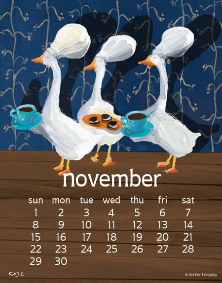 2026 Desktop Calendar - 5 x 7 - Kate Libby