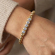 Load image into Gallery viewer, Beaded Collection 5 Stone Bracelet
