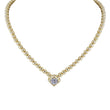 Load image into Gallery viewer, Beaded Collection Single Strand Necklace 16-18”-DiamondCZ
