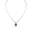 Load image into Gallery viewer, Beijos Cor 10x10mm Cushion Cut Pendant Necklace
