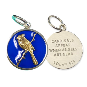 LOLA - Cardinal Pendant - Royal Blue & Gold