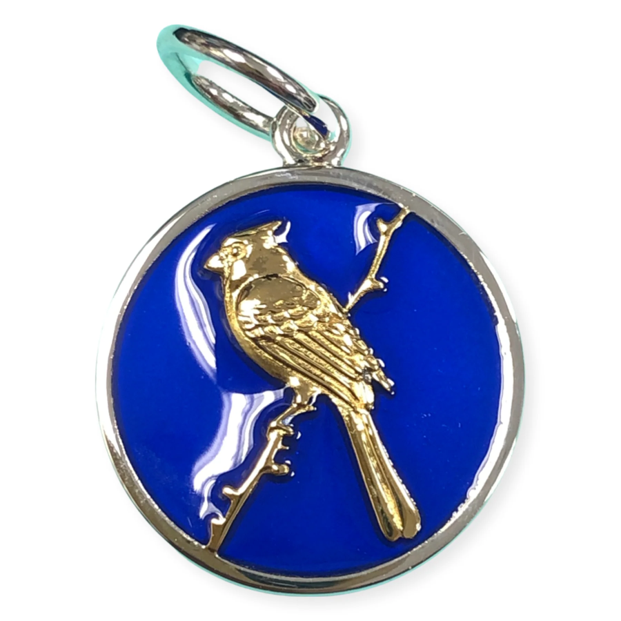 LOLA - Cardinal Pendant - Royal Blue & Gold