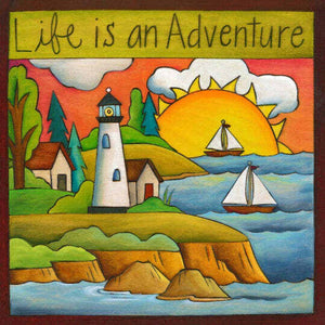 9" Plaque - Life Is An Adventure