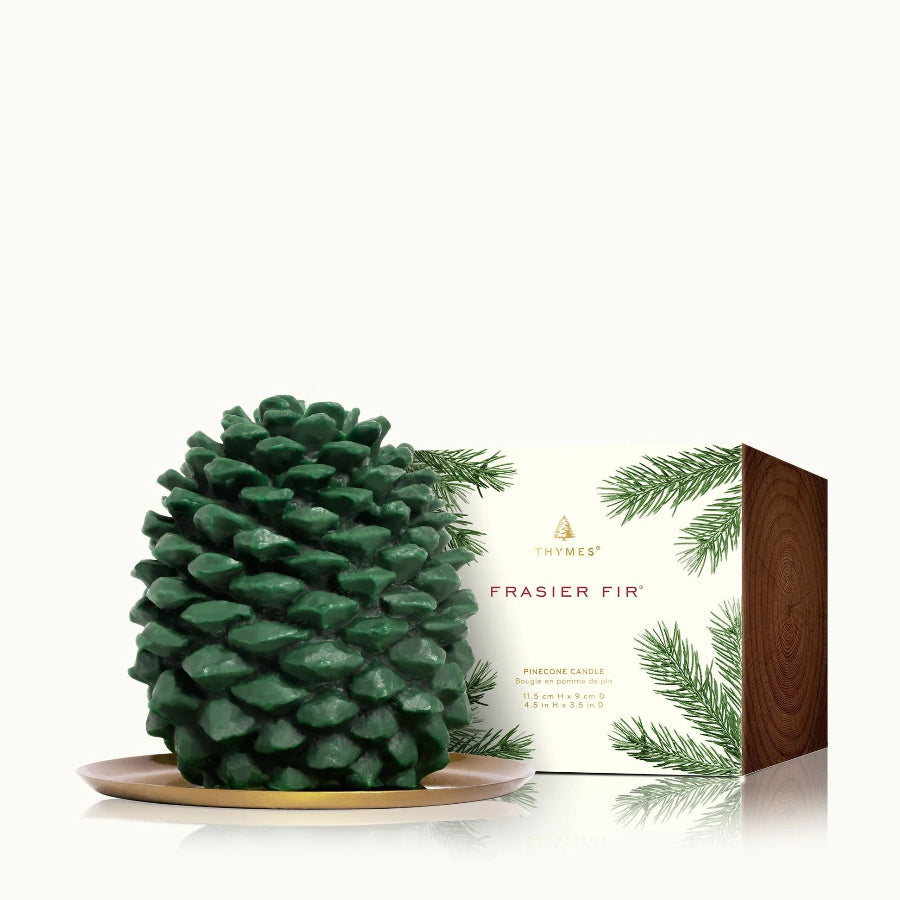 Molded Pinecone Candle - Frasier Fir
