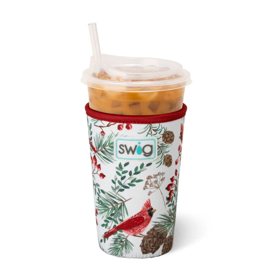 Swig - Medium Iced Cup Coolie - Winter Cardinal