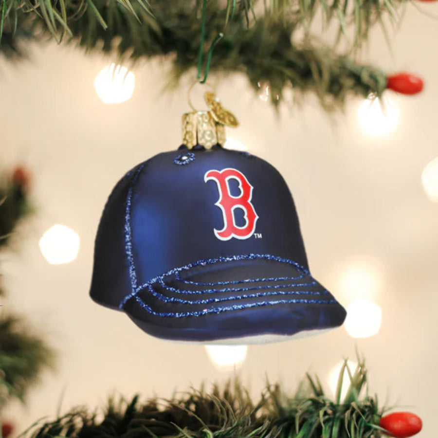 Boston City - Red Sox Baseball Cap Ornament