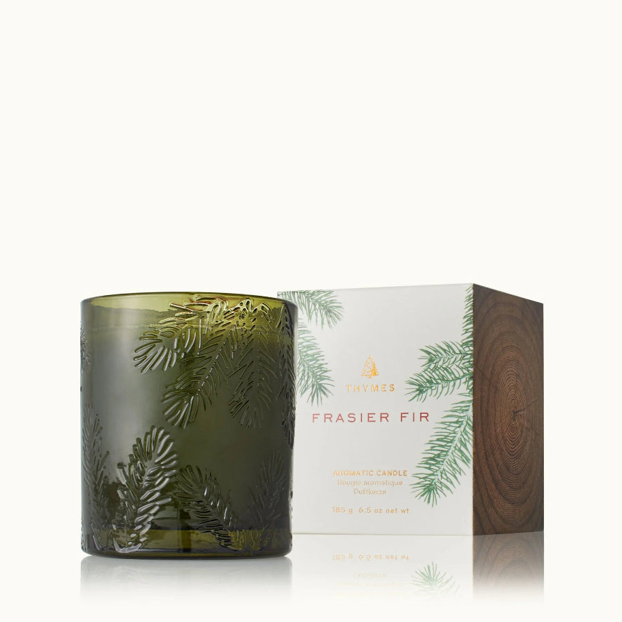 Pine Needle GreenGlass - 6.5 oz candle - Frasier Fir