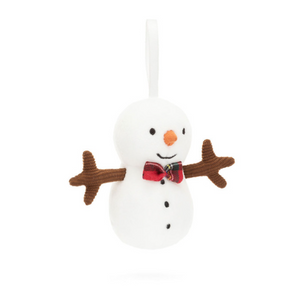 Festive Folly Snowman Ornament