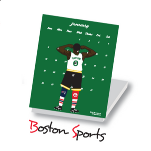 2025 Jewel Case Calendar - 5" x 5.5" - Boston Sports