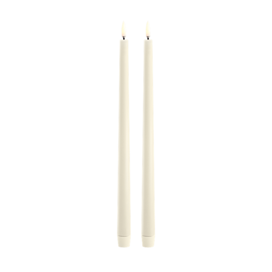 Uyuni Classic 12" Taper Candles Ivory