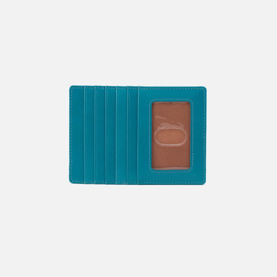 Hobo-Euro Slide Card Case-Biscayne Blue