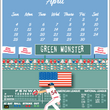 Load image into Gallery viewer, 2027 Jewel Case Calendar - 5" x 5.5" - Boston
