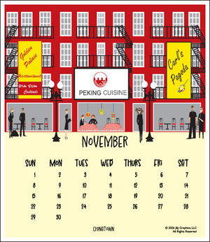 2026 Jewel Case Calendar - 5" x 5.5" - Boston