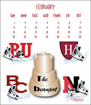 2026 Jewel Case Calendar - 5" x 5.5" - Boston Sports