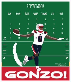 2026 Jewel Case Calendar - 5" x 5.5" - Boston Sports