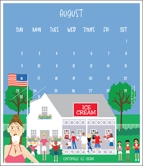 2026 Poster Calendar - 11 x 14 - Cape Cod