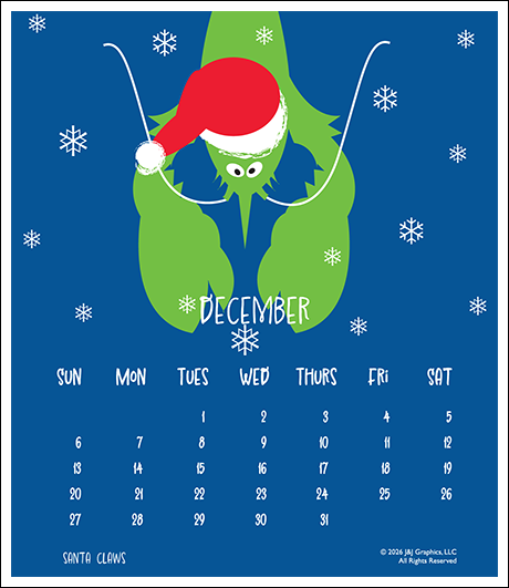 2026 Poster Calendar - 11 x 14 - Cape Cod