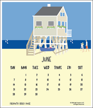 2026 Poster Calendar - 11 x 14 - Cape Cod