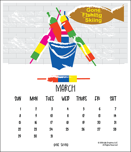 2026 Poster Calendar - 11 x 14 - Cape Cod