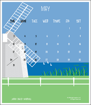 2026 Poster Calendar - 11 x 14 - Cape Cod