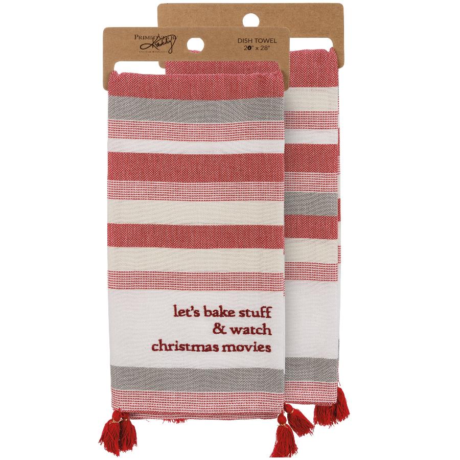 Holiday Dish Towel - Let's Bake Stuff