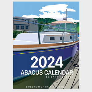 2024 Desktop Poster Calendar - 5 x 7 - Abacus