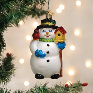 Snowman With Cardinal -  Old World Christmas