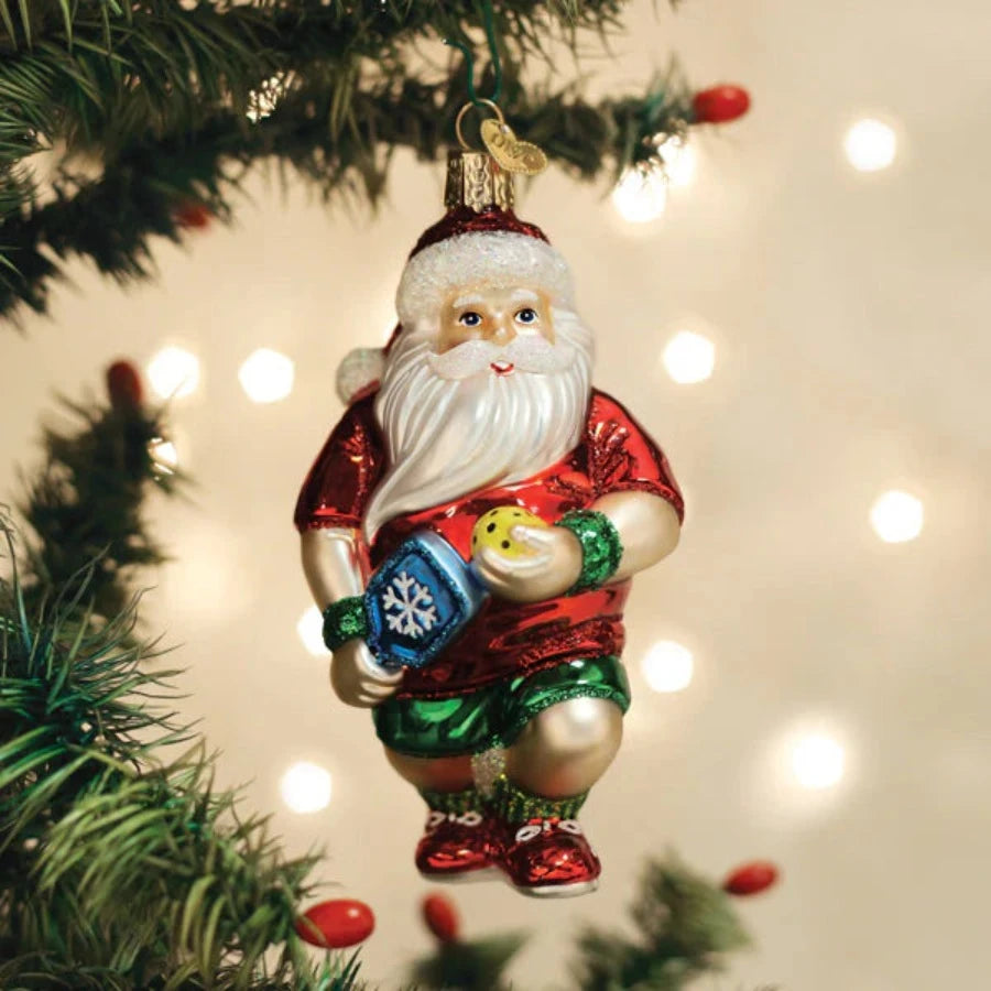 Pickleball Santa -  Old World Christmas