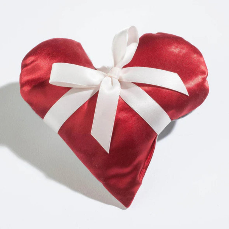 Sonoma Lavender  - Lavender Heart Sachet Red Satin