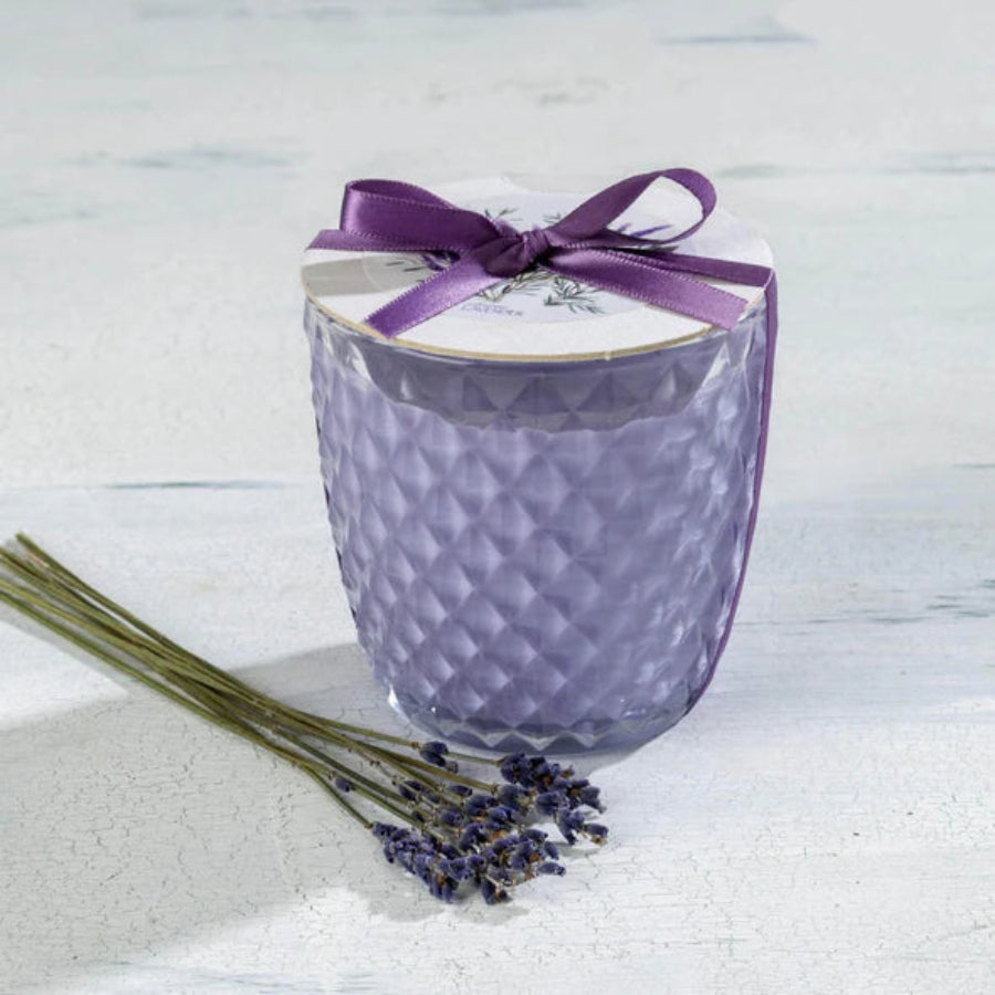 Sonoma Lavender - Lavender Candle In Decorative Glass