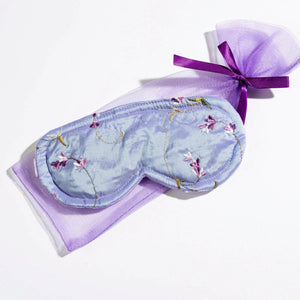 Sonoma Lavender - Sleep Mask - Embroidered Satin