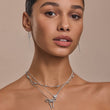 Load image into Gallery viewer, Illumina Celeste Heart Petite Necklace
