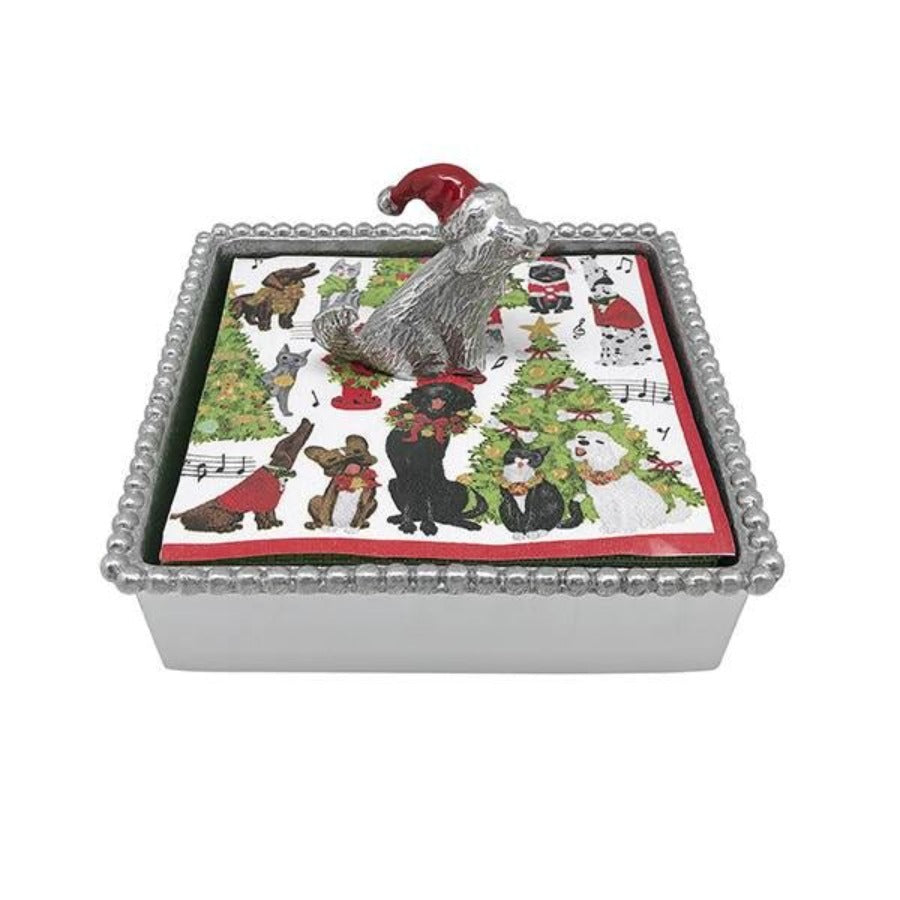 Beaded Napkin Box - Sitting Lab