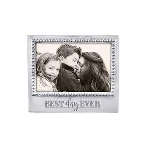 Beaded Frame - 4 x 6 - "Best Day Ever"